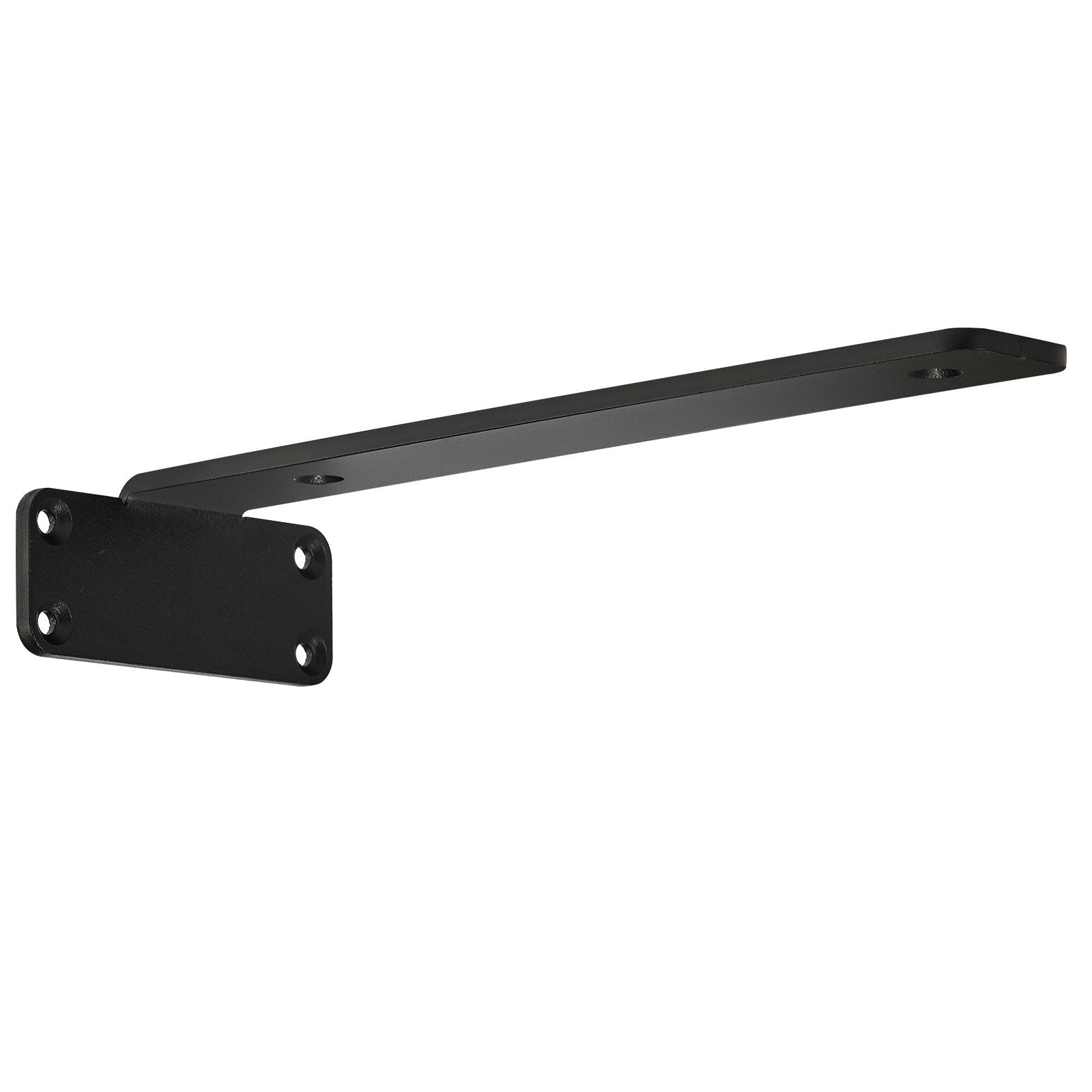 Shower Accessories: VEVOR Shelf Bracket, 16cmL x 10cmW x 4.5cmH 6 Pcs, Heavy Duty Floating Shelf Brackets, Brackets for Shelves, 5mm Thick Matte Black L Shelf Bracket,Steel Shelving Brackets with 72.6 kg Load Capacity