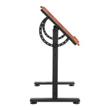 Desks: VEVOR Drafting Table Adjustable 0°90° Tilt Wooden Drawing Desk with H-Frame