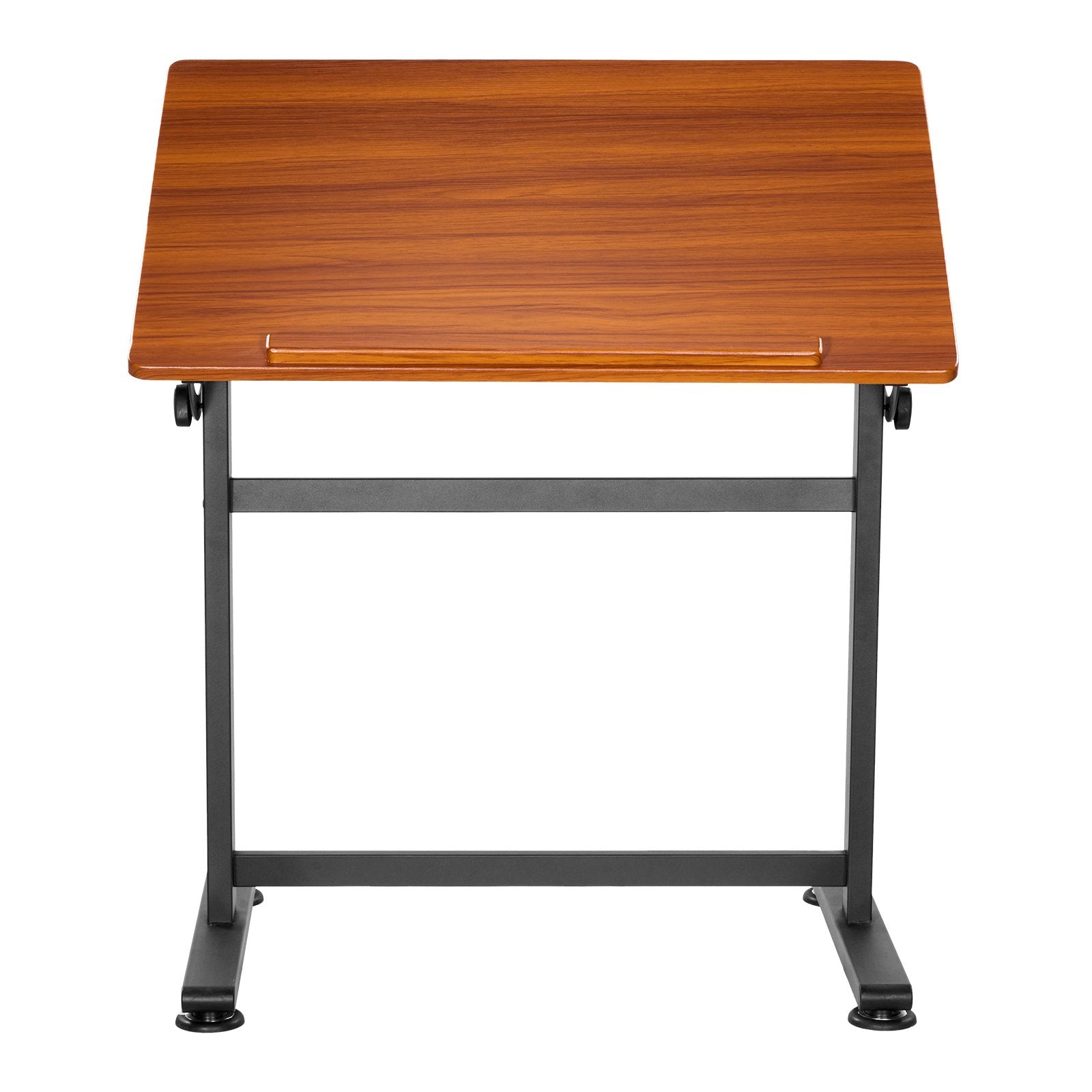 Desks: VEVOR Drafting Table Adjustable 0°90° Tilt Wooden Drawing Desk with H-Frame