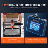 Dining Tables: VEVOR CNC Router Machine, 120W, 3 Axis GRBL Control Wood Engraving Carving Milling Machine Kit, 11.81 x 7.87 x 2.83 in / 300 x 200 x 72 mm Working Area 1200 RPM for Wood Acrylic MDF PVC Plastic Foam