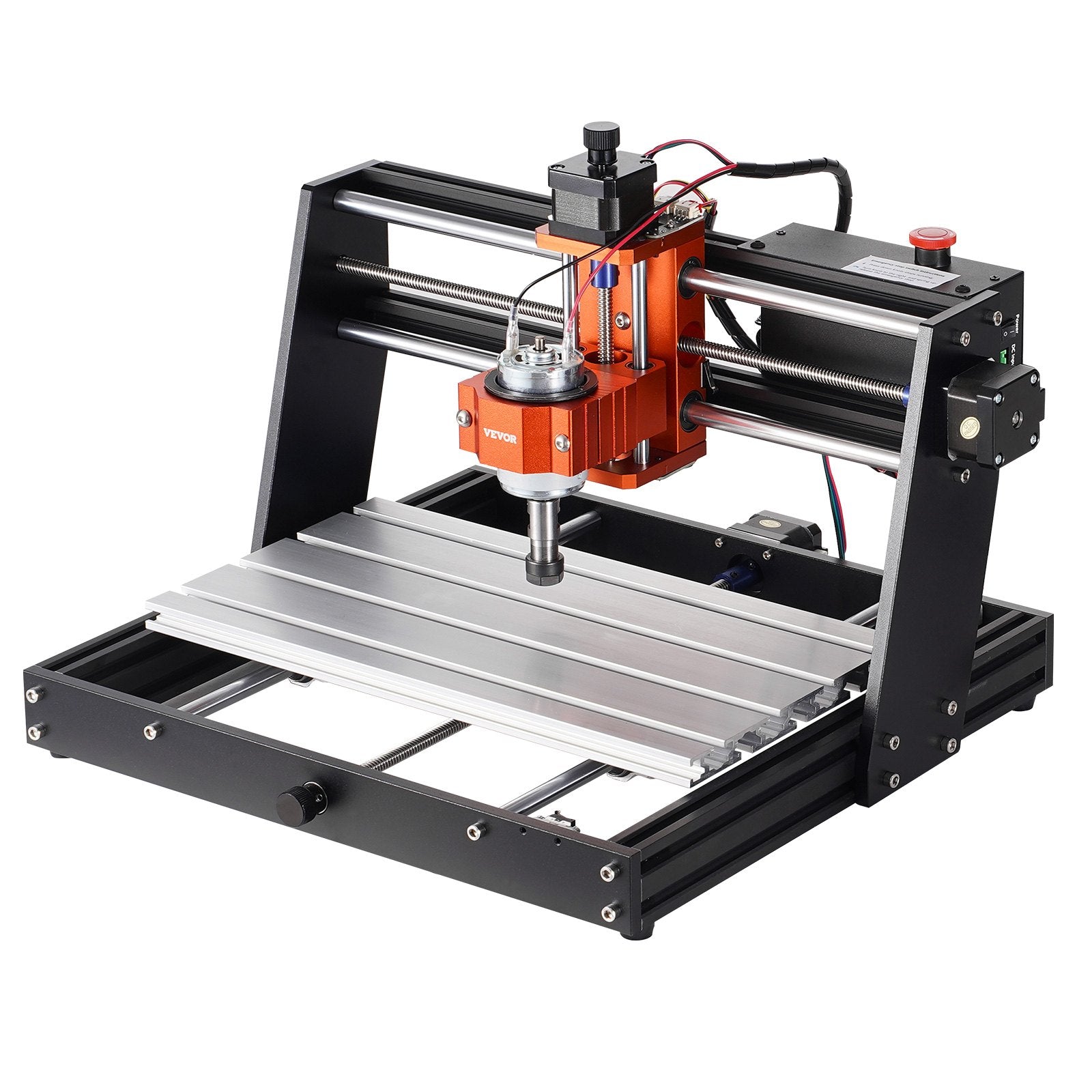 CNC Router Machine, 120W, 3 Axis GRBL Control Wood Engraving Carving Milling Machine Kit, 11.81 x 7.87 x 2.83 in / 300 x 200 x 72 mm Working Area 1200 RPM for Wood Acrylic MDF PVC Plastic Foam