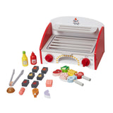 Pretend Play: VEVOR 26 PCS Kids BBQ Grill Playset Wooden Cooking Grill Toy Set Pretend Sound
