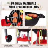 Pretend Play: VEVOR 28 PCS BBQ Grill Playset, Kids Toys Kitchen Playset with Sound & Light, Little Chef Play, Interactive Grill Play Food Cooking Playset Barbecue Toy Grill for Toddlers Boys Girls 3-5 Birthday Gift