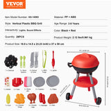 Pretend Play: VEVOR 28 PCS BBQ Grill Playset, Kids Toys Kitchen Playset with Sound & Light, Little Chef Play, Interactive Grill Play Food Cooking Playset Barbecue Toy Grill for Toddlers Boys Girls 3-5 Birthday Gift