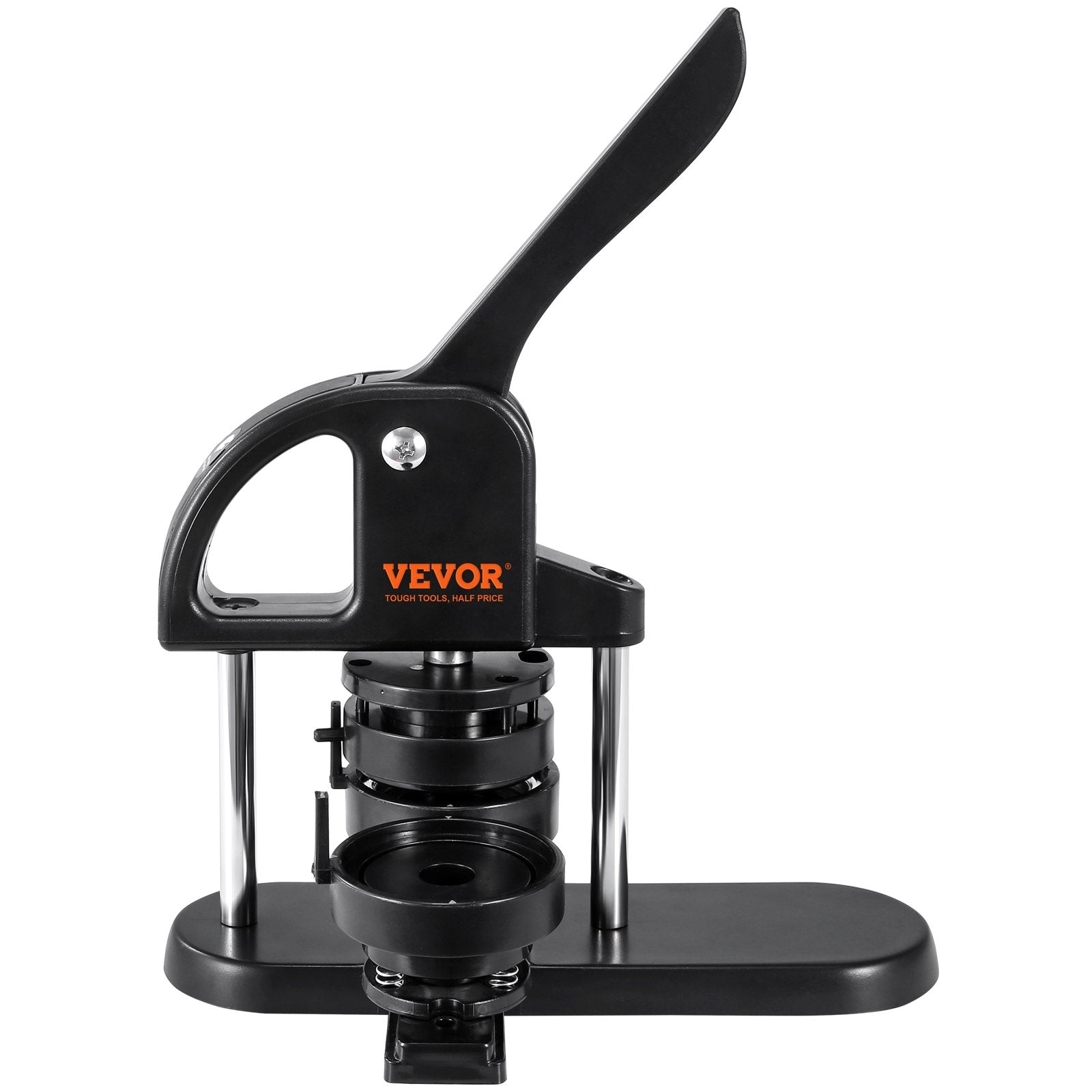 Cutters: VEVOR Button Maker Machine, 1/1.25/2.28 inch(25/32/58mm) 3-in-1 Pin Maker, Installation-Free Badge Punch Press Kit, Button Making Supplies with 300pcs Button Parts, Circle Cutter, Magic Book