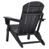 Canopies & Gazebos: VEVOR Adirondack Chair Plastic, Set of 2 All-Weather Portable Folding Fire Pit Chair, Outdoor Adirondack Patio Chair with Cup Holder, with Relaxing Arm Rest Ergonomic, for Garden, Backyard - Black