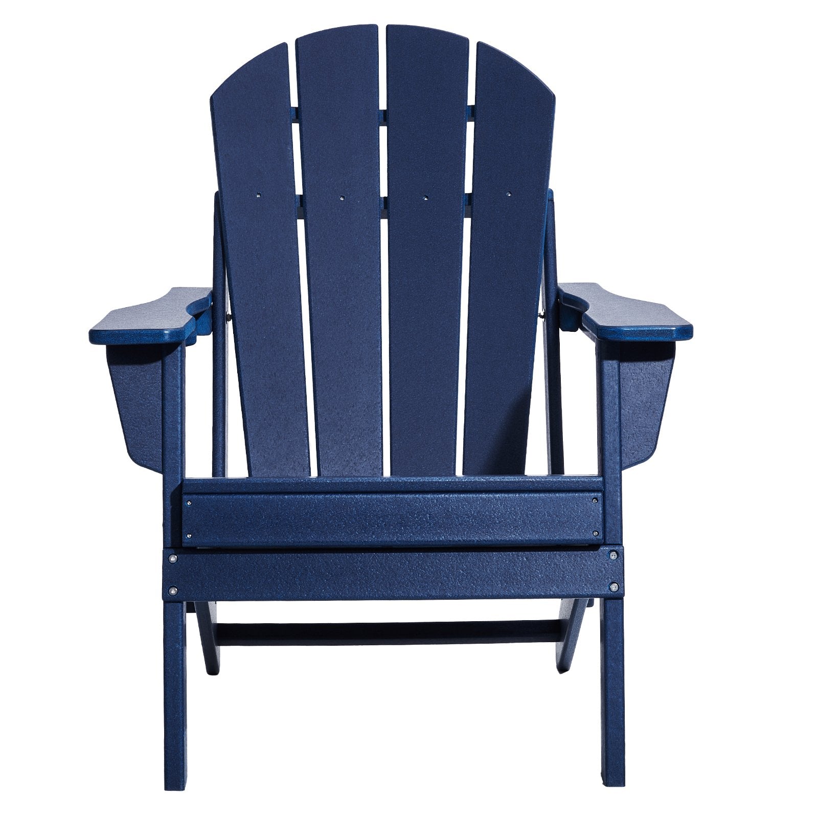 Canopies & Gazebos: VEVOR Adirondack Chair Plastic, Set of 2 All-Weather Portable Folding Fire Pit Chair, Outdoor Adirondack Patio Chair with Cup Holder, with Relaxing Arm Rest Ergonomic, for Garden, Backyard Navy Blue