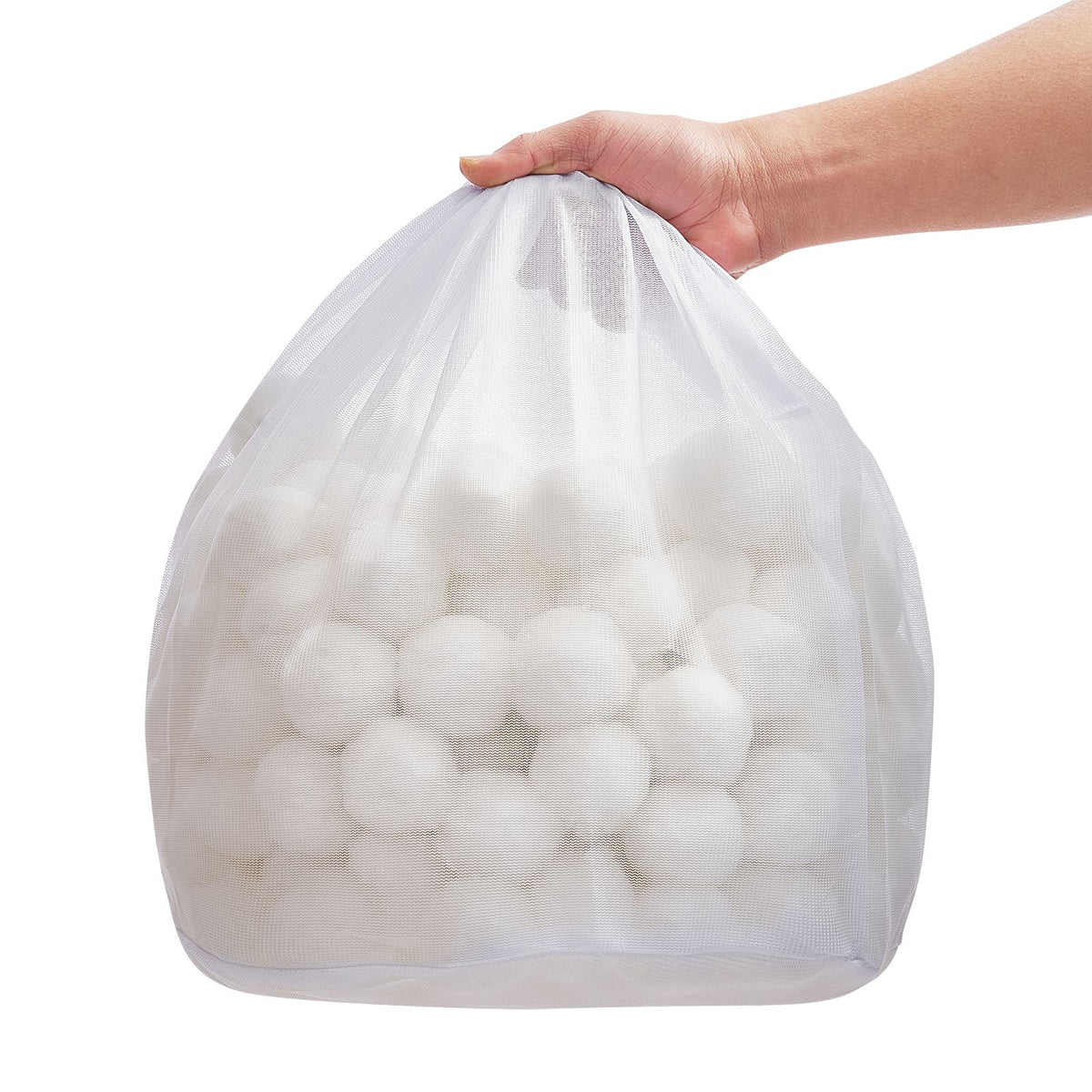 Pool Filter Balls for Sand Filter, 2.1 kg, Filter Balls Replace Pool Filter Sand, Reusable Polyester Fiber Filter Media Balls with Wash Bag, for Swimming Pool Above Ground Pool Aquarium Tank