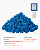 Basketball & Basketball Accessories: VEVOR Pool Filter Balls for Sand Filter Pump Swimming Pool 0.71 kg Reusable Blue