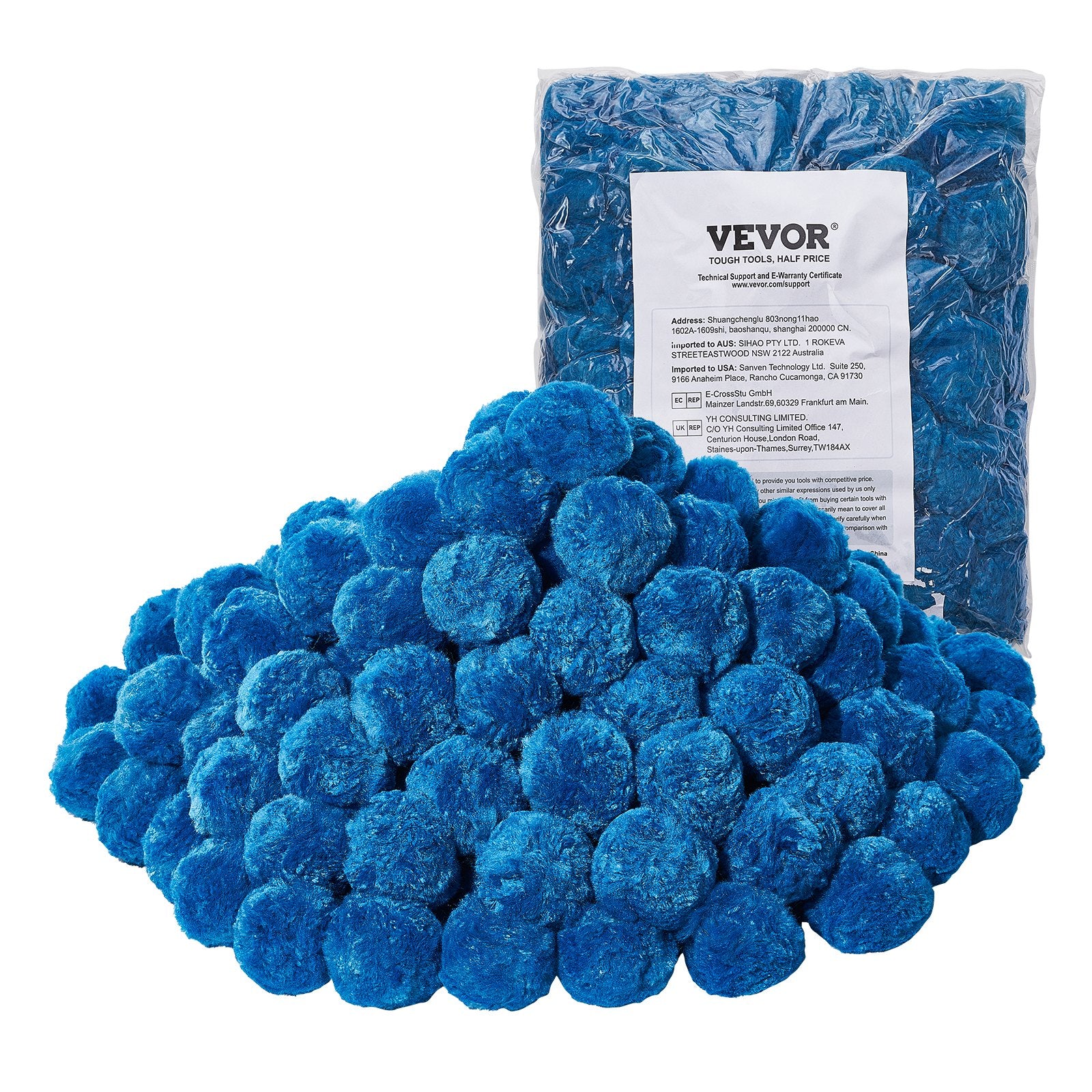 Basketball & Basketball Accessories: VEVOR Pool Filter Balls for Sand Filter Pump Swimming Pool 0.71 kg Reusable Blue