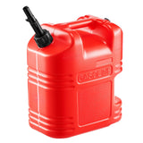 Lubricants: VEVOR Fuel Container, 19 L, Gas Tank with Spout & Clear Scale, 15 L/min Max Flow Rate, Secure & Leak-proof, Portable Flat Fluid Container for Most Cars Motorcycle ATV UTV, Red, 1 Pack