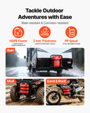 Lubricants: VEVOR Fuel Container, 19 L, Gas Tank with Spout & Clear Scale, 15 L/min Max Flow Rate, Secure & Leak-proof, Portable Flat Fluid Container for Most Cars Motorcycle ATV UTV, Red, 1 Pack