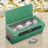 Jewellery Cleaners: VEVOR Ultrasonic Cleaner Ultrasound Cleaning Machine 500ML Green for Jewelry