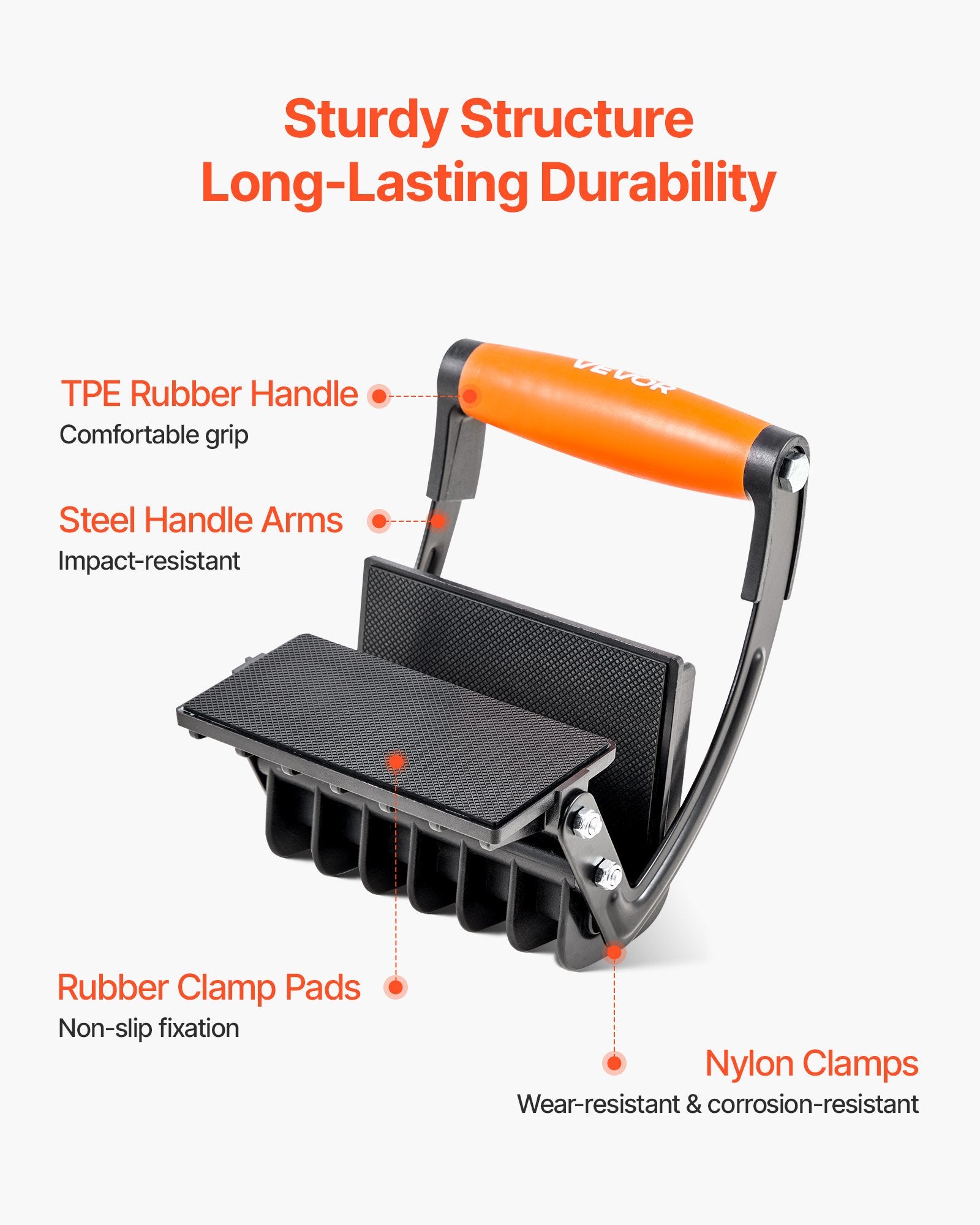 Kitchen & Bathroom DIY: VEVOR Plywood Carrier 90.7 kg Drywall Carrying Tool for 0-25.4 mm Thickness