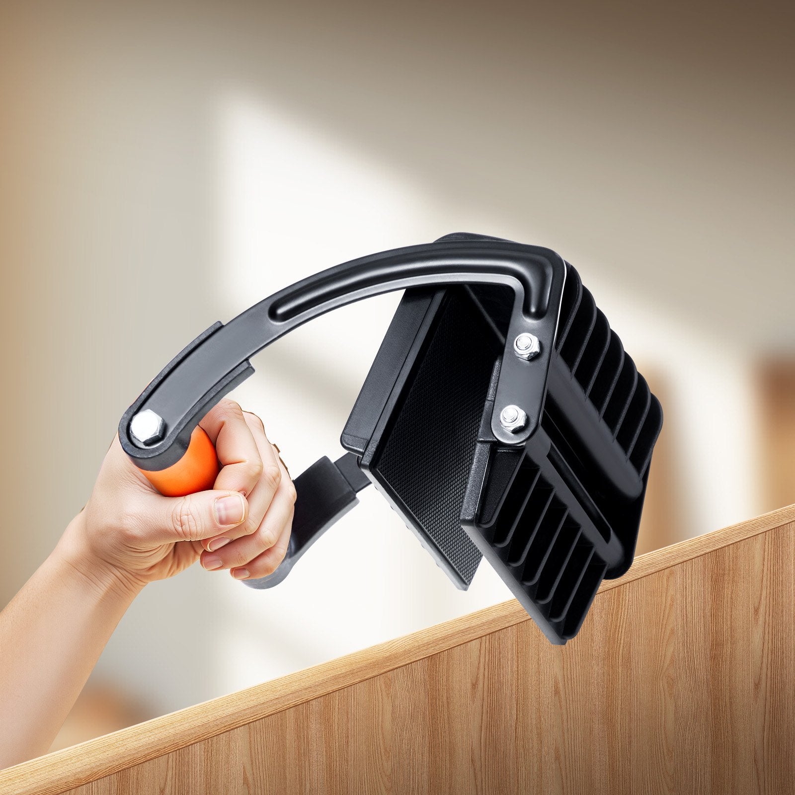 Packaging Tape: VEVOR Plywood Carrier, 90.7 kg Single Clamp Capacity, 2 Pack Adjustable Drywall Carrying Tool for 0-25.4 mm Thickness Boards, Plywood Carrier with Non-Slip Grips for Plastic Boards, Plywood, Drywall