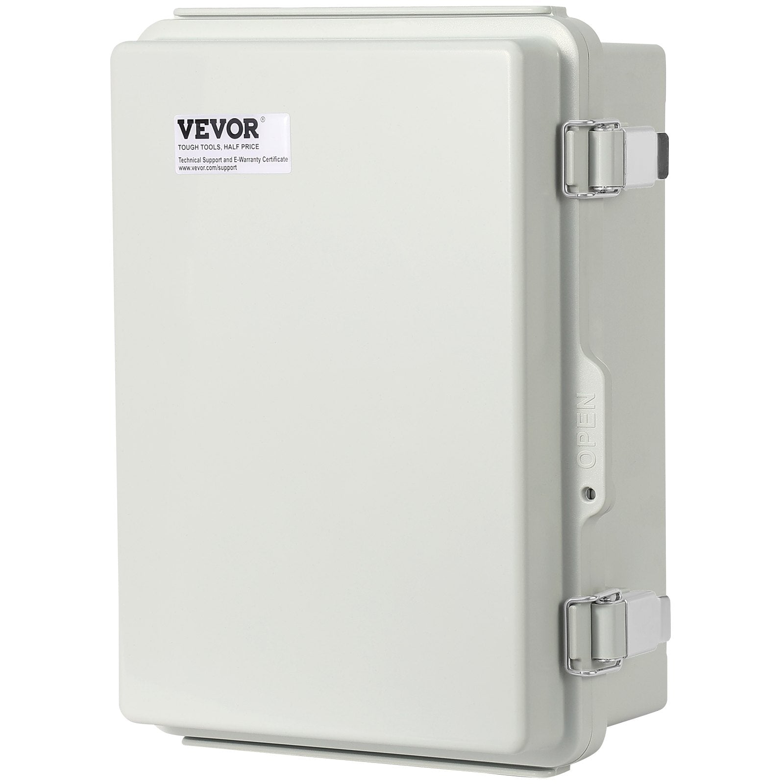 Automotive Repair & Speciality Tools: VEVOR Outdoor Electrical Junction Box, 430 x 330 x 180 mm, ABS Plastic Electrical Enclosure Box with Hinged Cover Stainless Steel Latch, IP67 Dustproof Waterproof for Outdoor Electrical Projects, 17 x 13 x 7 inch