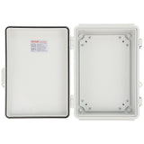 Automotive Repair & Speciality Tools: VEVOR Outdoor Electrical Junction Box, 430 x 330 x 180 mm, ABS Plastic Electrical Enclosure Box with Hinged Cover Stainless Steel Latch, IP67 Dustproof Waterproof for Outdoor Electrical Projects, 17 x 13 x 7 inch