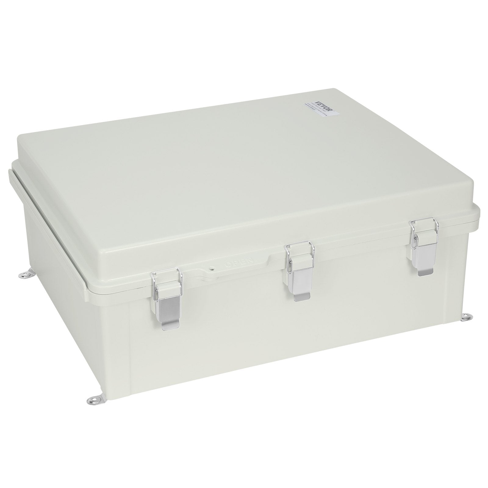 Automotive Repair & Speciality Tools: VEVOR Outdoor Electrical Junction Box, 530 x 430 x 200 mm, ABS Plastic Electrical Enclosure Box with Hinged Cover Stainless Steel Latch, IP67 Dustproof Waterproof for Outdoor Electrical Projects, 21 x 17 x 8 inch