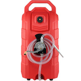 Fuel & Exhaust: VEVOR 60.57L Fuel Caddy, 7.8 L/min, Portable Gas Storage Tank Container with Hand Pump Rubber Wheels, Fuel Transfer Storage Tank for Gasoline Diesel Machine Oil Car Mowers Tractor Boat Motorcycle
