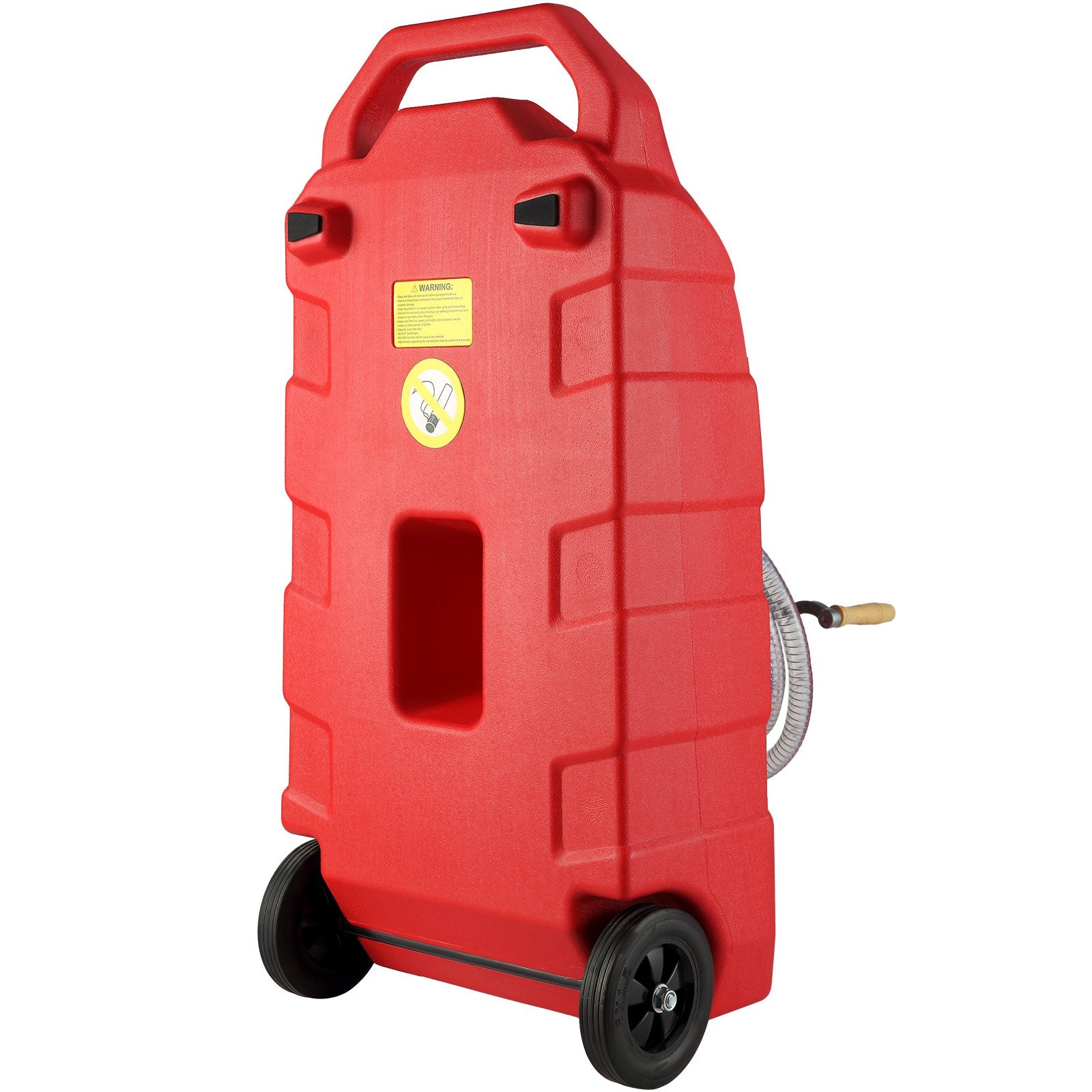 Fuel & Exhaust: VEVOR 60.57L Fuel Caddy, 7.8 L/min, Portable Gas Storage Tank Container with Hand Pump Rubber Wheels, Fuel Transfer Storage Tank for Gasoline Diesel Machine Oil Car Mowers Tractor Boat Motorcycle