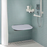 Cat & Dog Flaps: VEVOR Urea-formaldehyde Folding Shower Seat, 13.6'' x 12.8'' Unfolded, Wall Mounted Fold Up Shower Bench with 450 lbs Load Capacity, Space Saving Fold Down Shower Chair for Seniors Children Adults