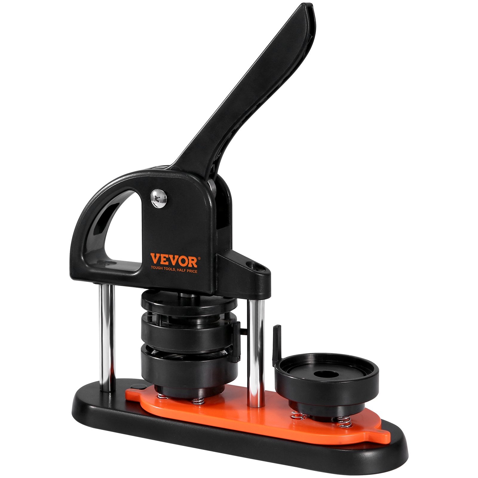 Hand Tools: VEVOR Button Maker Machine, 2.28 inch/58mm Pin Maker, Installation-Free Badge Punch Press Kit, Children DIY Gifts Button Making Supplies with 100pcs Button Parts, Circle Cutter, Magic Book