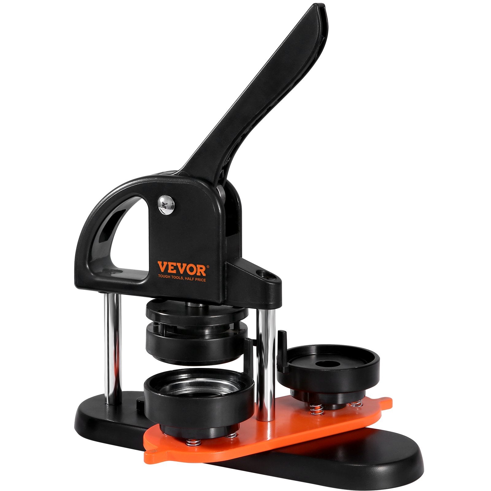 Hand Tools: VEVOR Button Maker Machine, 2.28 inch/58mm Pin Maker, Installation-Free Badge Punch Press Kit, Children DIY Gifts Button Making Supplies with 100pcs Button Parts, Circle Cutter, Magic Book
