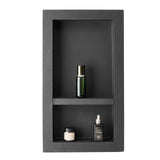 Bathroom Cabinets, Cupboards & Storage: VEVOR Shower Niche 40.6 x 71.1 x 10.2 cm Recessed Wall Shelf for Bathroom