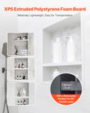 Bathroom Cabinets, Cupboards & Storage: VEVOR Shower Niche 40.6 x 50.8 x 10.2 cm Recessed Wall Divider Shelf Bathroom
