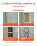 Bathroom Cabinets, Cupboards & Storage: VEVOR Shower Niche 40.6 x 50.8 x 10.2 cm Recessed Wall Divider Shelf Bathroom