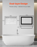 Bathroom Cabinets, Cupboards & Storage: VEVOR Shower Niche 40.6 x 50.8 x 10.2 cm Recessed Wall Divider Shelf Bathroom
