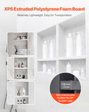 Bathroom Cabinets, Cupboards & Storage: VEVOR Shower Niche 40.6 x 61+40.6 x 61 cm Recessed Wall Organizer Bathroom