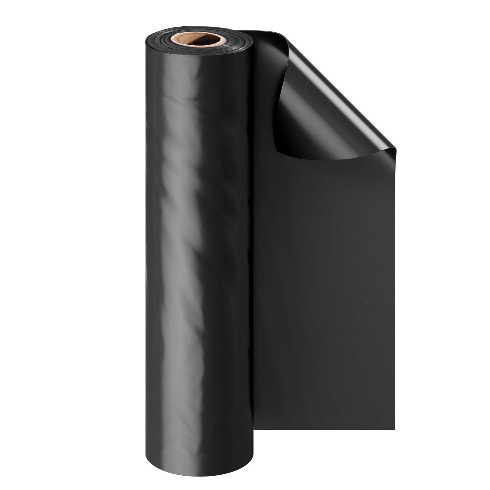 Traffic Control & Parking Tools: VEVOR 10Mil Plastic Sheeting Roll 20 x 100 FT Heavy Duty Polyethylene Black