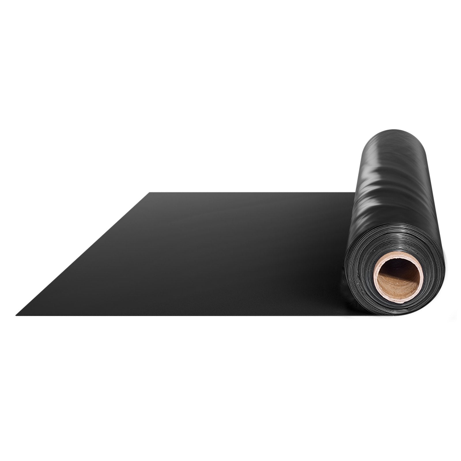 Traffic Control & Parking Tools: VEVOR 10Mil Plastic Sheeting Roll 20 x 100 FT Heavy Duty Polyethylene Black