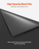 Traffic Control & Parking Tools: VEVOR 6Mil Plastic Sheeting Roll 24 x 100 FT Heavy Duty Polyethylene Black