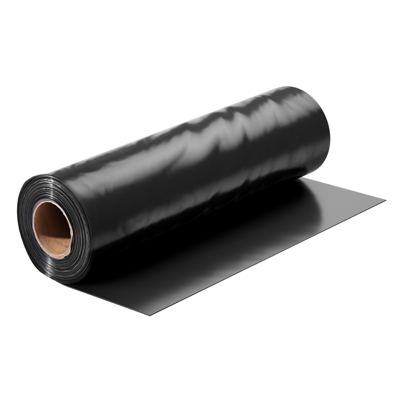 6Mil Plastic Sheeting Roll 24 x 100 FT Heavy Duty Polyethylene Black