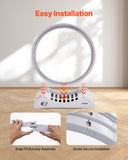 Cat Toys: VEVOR Cat Exercise Wheel, 31.5 in, Large Cat Running Wheel with Secure Brake & Carpeted Runway, Quiet Operation Cat Treadmill, Indoor Cats Exerciser Wheel for Pets Weight Loss & Health White
