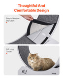 Cat Toys: VEVOR Cat Exercise Wheel, 31.5 in, Large Cat Running Wheel with Secure Brake & Carpeted Runway, Quiet Operation Cat Treadmill, Indoor Cats Exerciser Wheel for Pets Weight Loss & Health White