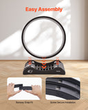 Cat Toys: VEVOR Cat Exercise Wheel, 31.5 in, Large Cat Running Wheel with Secure Brake & Carpeted Runway, Quiet Operation Cat Treadmill, Indoor Cats Exerciser Wheel for Pets Weight Loss & Health Black