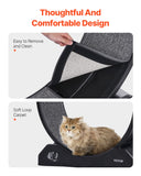 Cat Toys: VEVOR Cat Exercise Wheel, 31.5 in, Large Cat Running Wheel with Secure Brake & Carpeted Runway, Quiet Operation Cat Treadmill, Indoor Cats Exerciser Wheel for Pets Weight Loss & Health Black