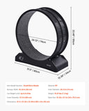 Cat Toys: VEVOR Cat Exercise Wheel, 31.5 in, Large Cat Running Wheel with Secure Brake & Carpeted Runway, Quiet Operation Cat Treadmill, Indoor Cats Exerciser Wheel for Pets Weight Loss & Health Black