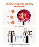Distilling & Brewing: VEVOR Moonshine Still Water Alcohol Distiller 13.2Gal w/Thumper Keg & Water Pump