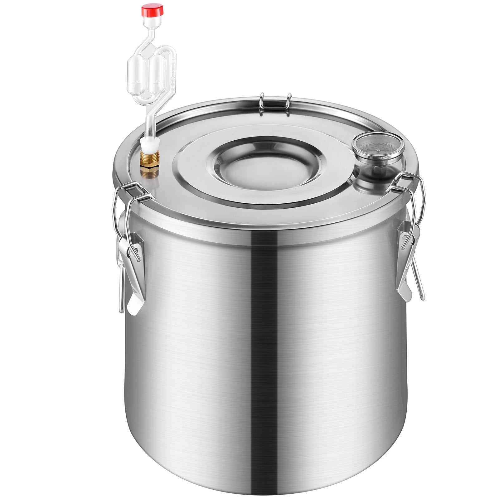 Distilling & Brewing: VEVOR Moonshine Still Water Alcohol Distiller 13.2Gal w/Thumper Keg & Water Pump