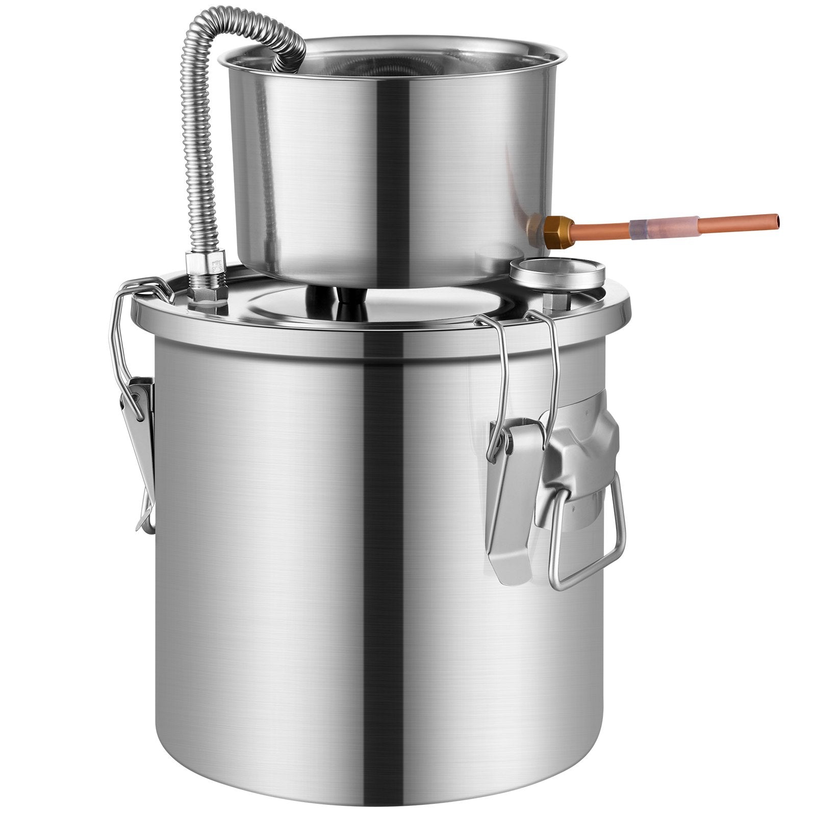 Distilling & Brewing: VEVOR Moonshine Still Water Alcohol Distiller 3Gal w/ Water Pump Stainless Steel