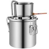 Distilling & Brewing: VEVOR Moonshine Still Water Alcohol Distiller 3Gal w/ Water Pump Stainless Steel