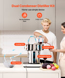 Distilling & Brewing: VEVOR Moonshine Still Water Alcohol Distiller 3Gal w/Thumper Keg & 8W Water Pump