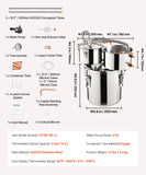 Distilling & Brewing: VEVOR Moonshine Still Water Alcohol Distiller 3Gal w/Thumper Keg & 8W Water Pump