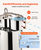 Distilling & Brewing: VEVOR Moonshine Still Water Alcohol Distiller 5Gal w/Thumper Keg & 8W Water Pump