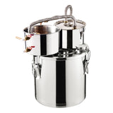 Distilling & Brewing: VEVOR Moonshine Still Water Alcohol Distiller 5Gal w/Thumper Keg & 8W Water Pump