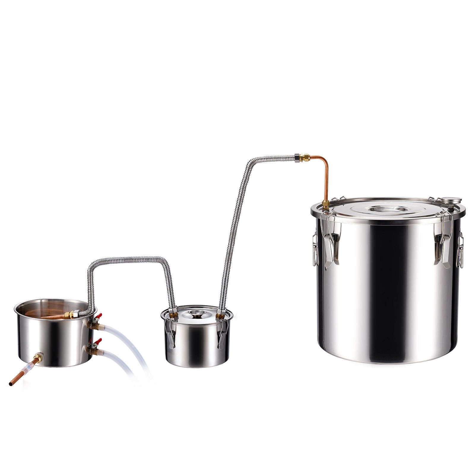 Distilling & Brewing: VEVOR Moonshine Still Water Alcohol Distiller 8Gal w/Thumper Keg & 8W Water Pump